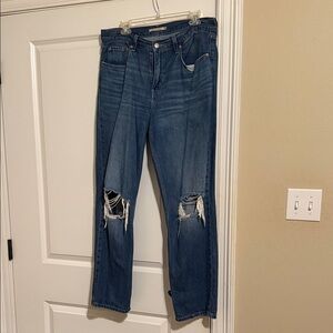Levi’s Blue Distressed Women Jeans